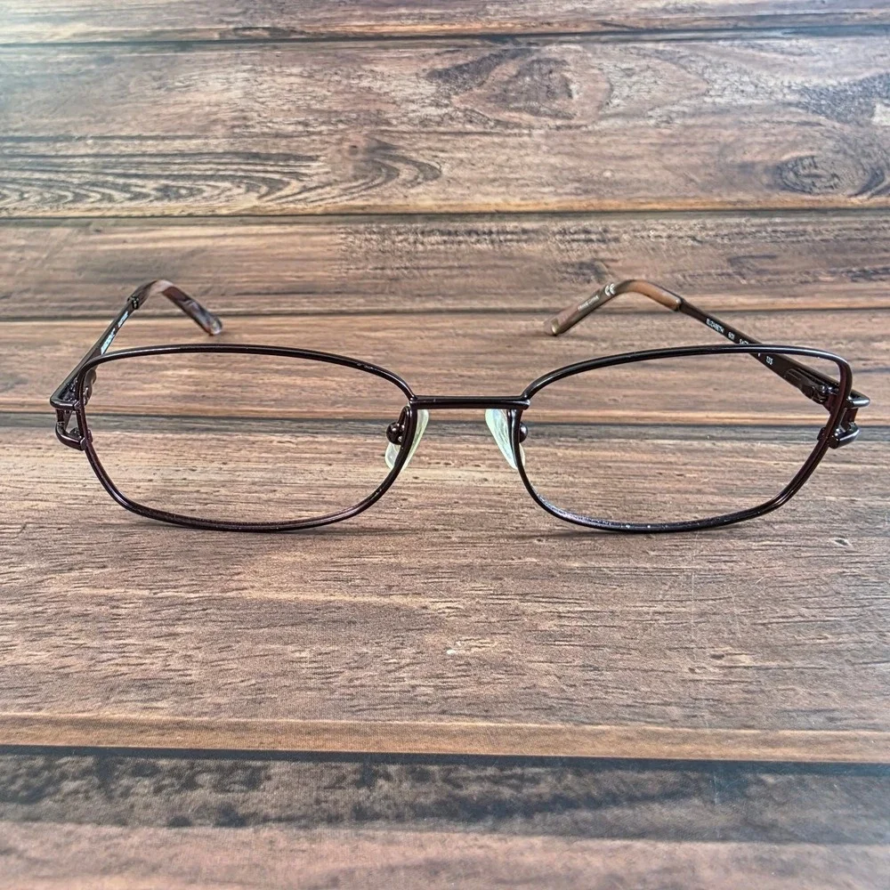 Marchon NYC East Side Women's Brown 54mm Metal‎ Frame Eyeglasses